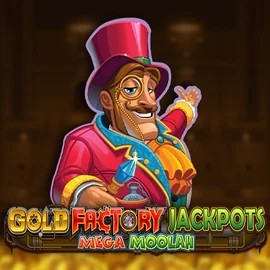 Jackpots logo of Gold Factory Jackpots Mega Moolah from Aurum Signature Studios at Winbeatz Casino