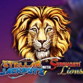Stellar Jackpots with Serengeti Lions logo by Lightning Box Game Winbeatz Casino