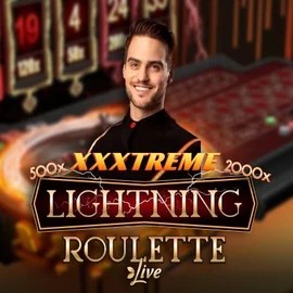 XXXtreme Lightning Roulette online game logo by Evolution on winbeatzz.at